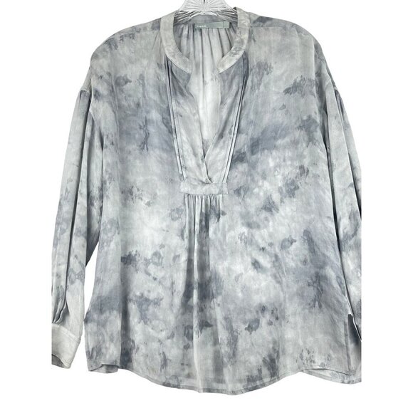 Vince womens short top grey/ black tye dye small - Picture 1 of 6